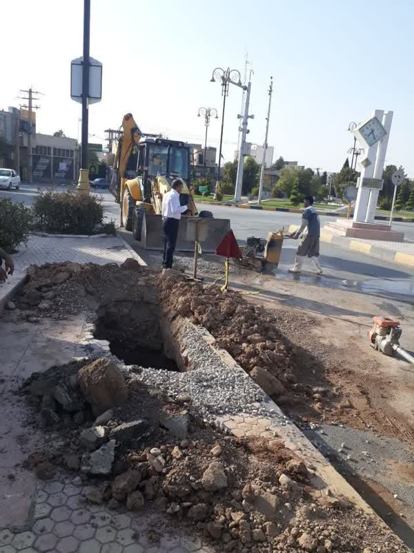 هفته پرکار آبفای چرداول با اجرای عملیات اصلاح شبکه و رفع شکستگیها