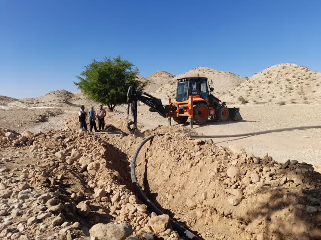 تأمین آب پایدار دو روستای بخش ماژین شهرستان درهشهر